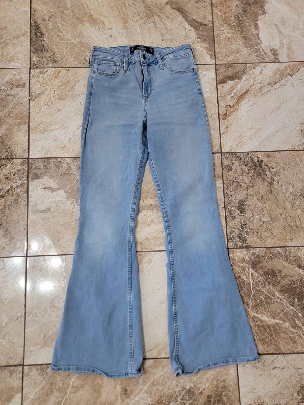 Hollister High Rise Vintage Flare Denim Jeans